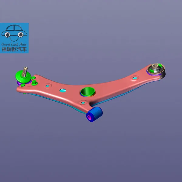 Right front control arm assembly