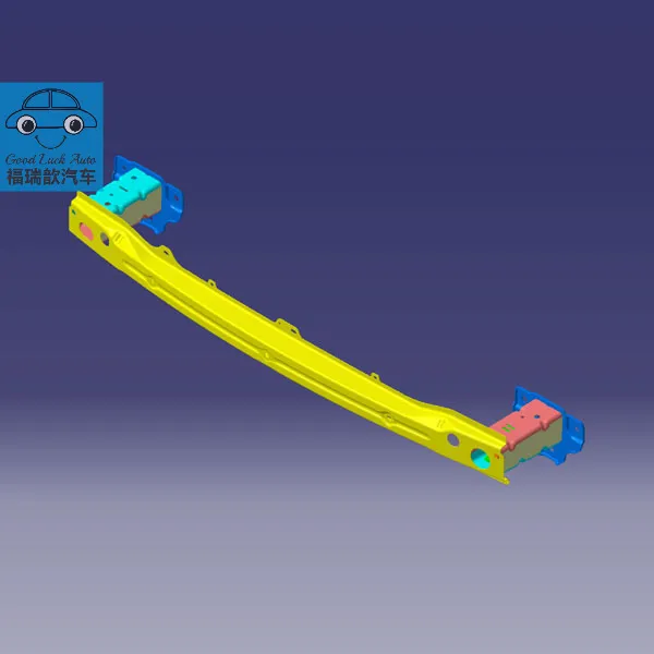 Rear Anti-Collision Beam Assembly - Electrolytic Coating