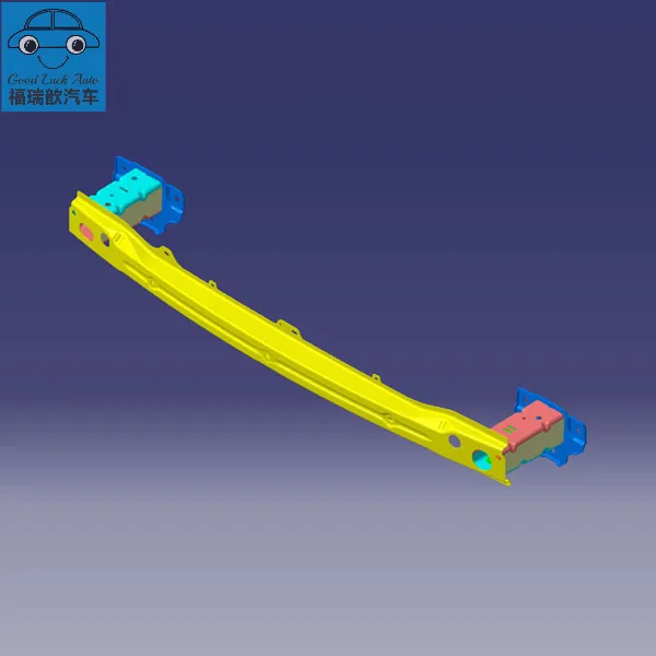 Rear Anti-Collision Beam Assembly - Electrolytic Coating