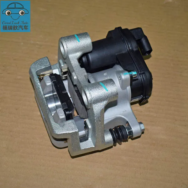 Left rear brake caliper assembly