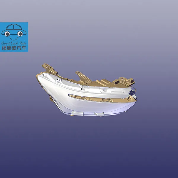 Right front headlight assembly