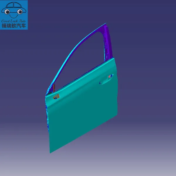 Left front door body panel assembly